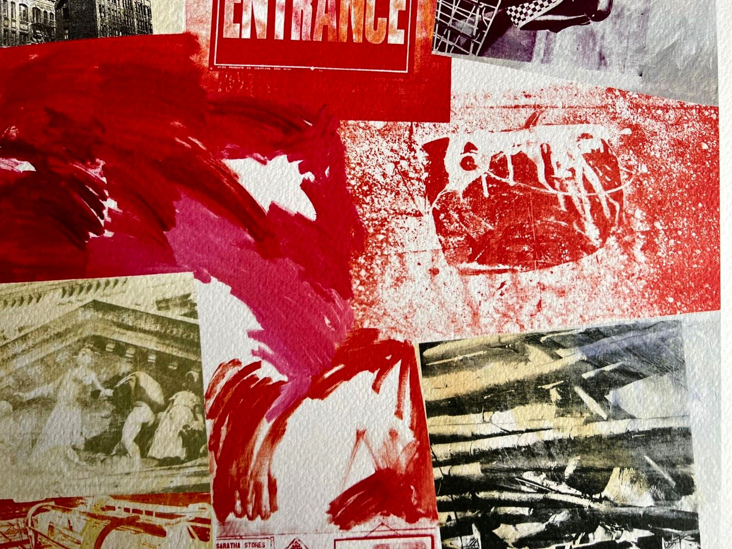 Robert Rauschenberg Lithograph Coa Signed Op Numbered In Pencil 180