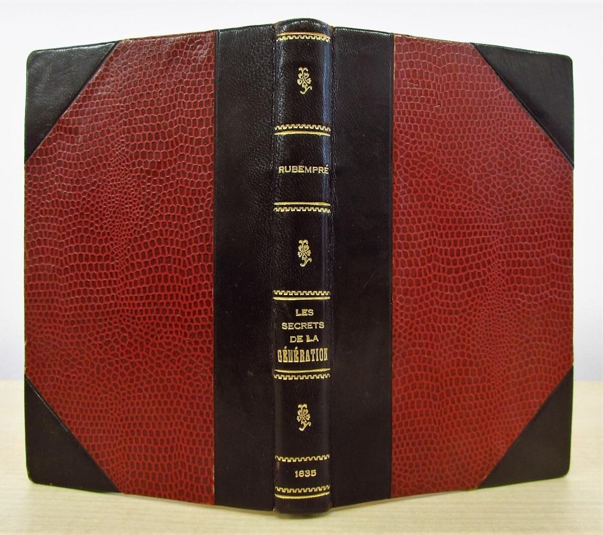 J Morel De Rubempre Les Secrets De La Generation 1835 1St Edition Rare Leather