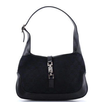 Gucci Jackie O Hobo Gg Canvas With Leather Small