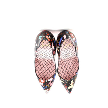 Christian Louboutin Women'S Hot Chick Pumps Printed Patent 100