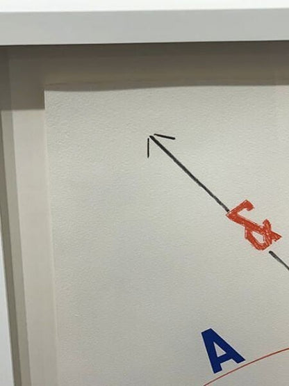 Lawrence Weiner 2008 Original Lithograph On Paper