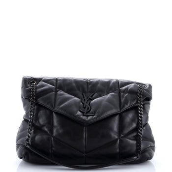 Saint Laurent Loulou Puffer Shoulder Bag Quilted Leather Medium