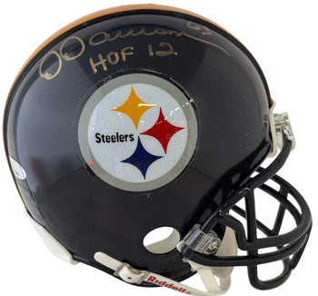 Dermontti Dawson Autographed Steelers Mini Helmet (Tristar)