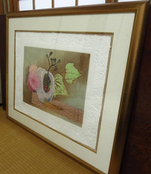 Mikulas Kravjansky Life Passage 1990 Hand-Signed Etching Lithograph Framed