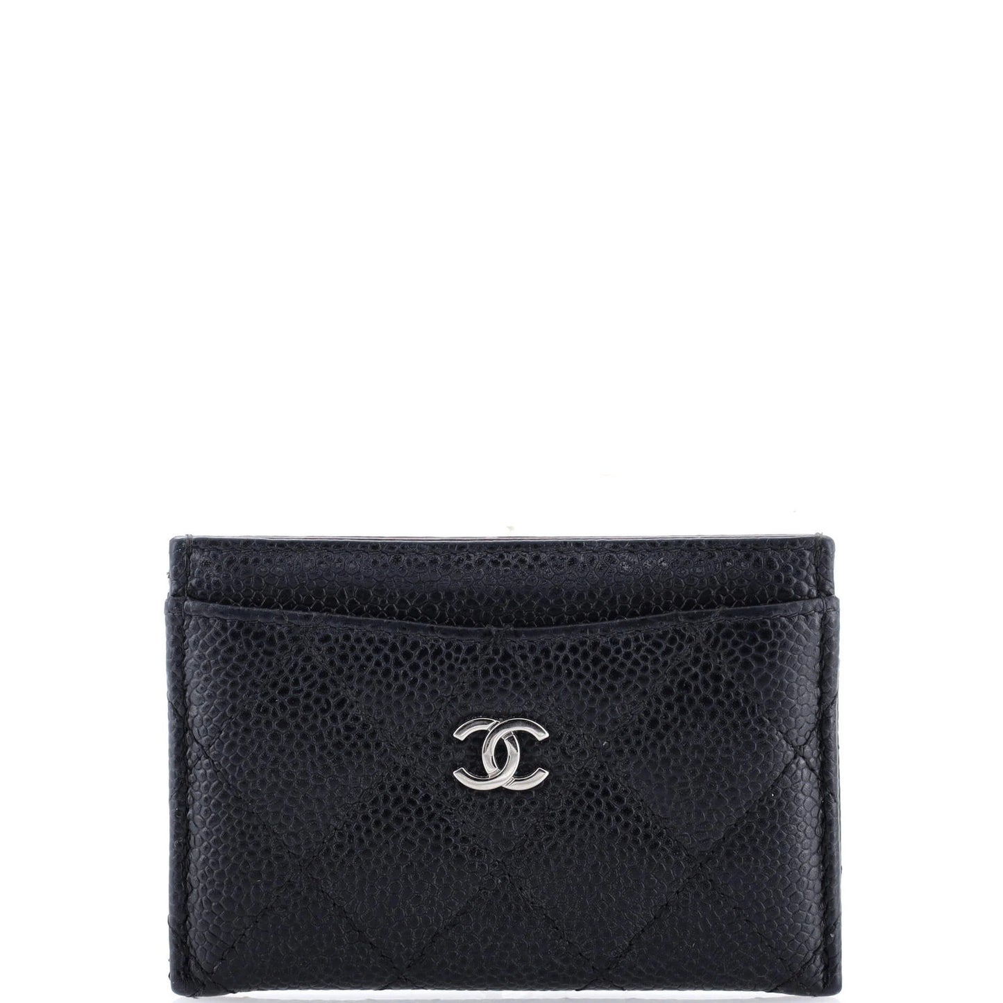 Chanel Classic Card Holder Quilted Caviar