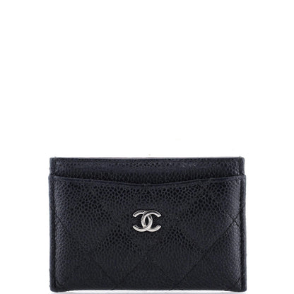 Chanel Classic Card Holder Quilted Caviar