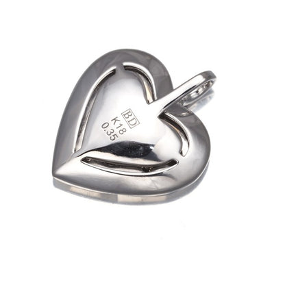 Kashikey Pendant Diamond 0.35Ct Motif Heart 18K