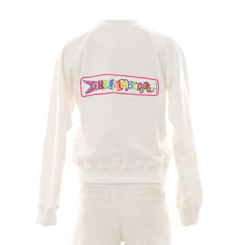 Hermes Women'S Chevaloscope Crewneck Sweater Embroidered Cotton