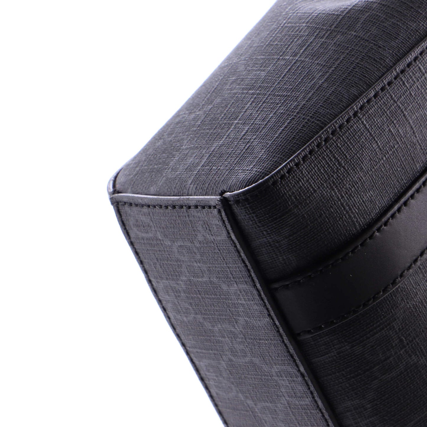 Gucci Convertible Web Open Tote Gg Coated Canvas Mini