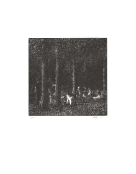 Wayne Gonzales Forest Signed 