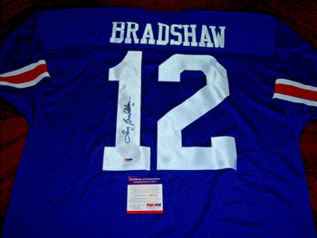 Terry Bradshaw Lousiana Tech Psa/Dna/Coa Signed