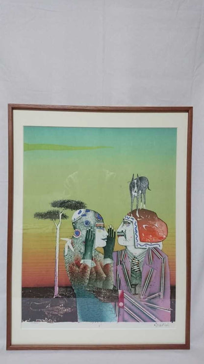 Paul Wunderlich 1987 Original Lithograph Hand
