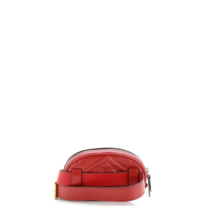 Gucci Gg Marmont Belt Bag Matelasse Leather