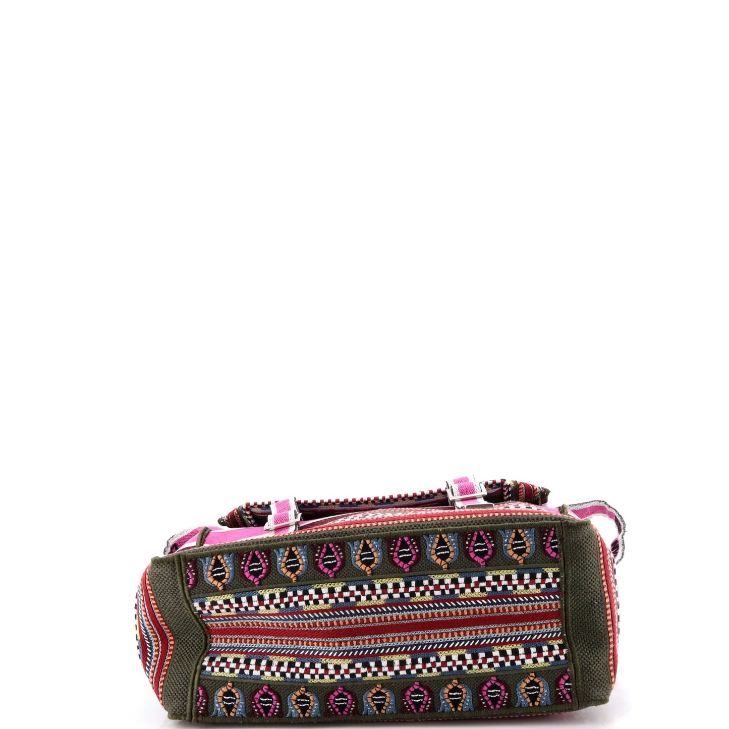 Christian Dior Diorcamp Messenger Bag Embroidered Canvas