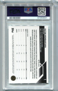 Victor Wembanyama 2023 Topps Chrome #1 Psa Gm Mt 10 Card
