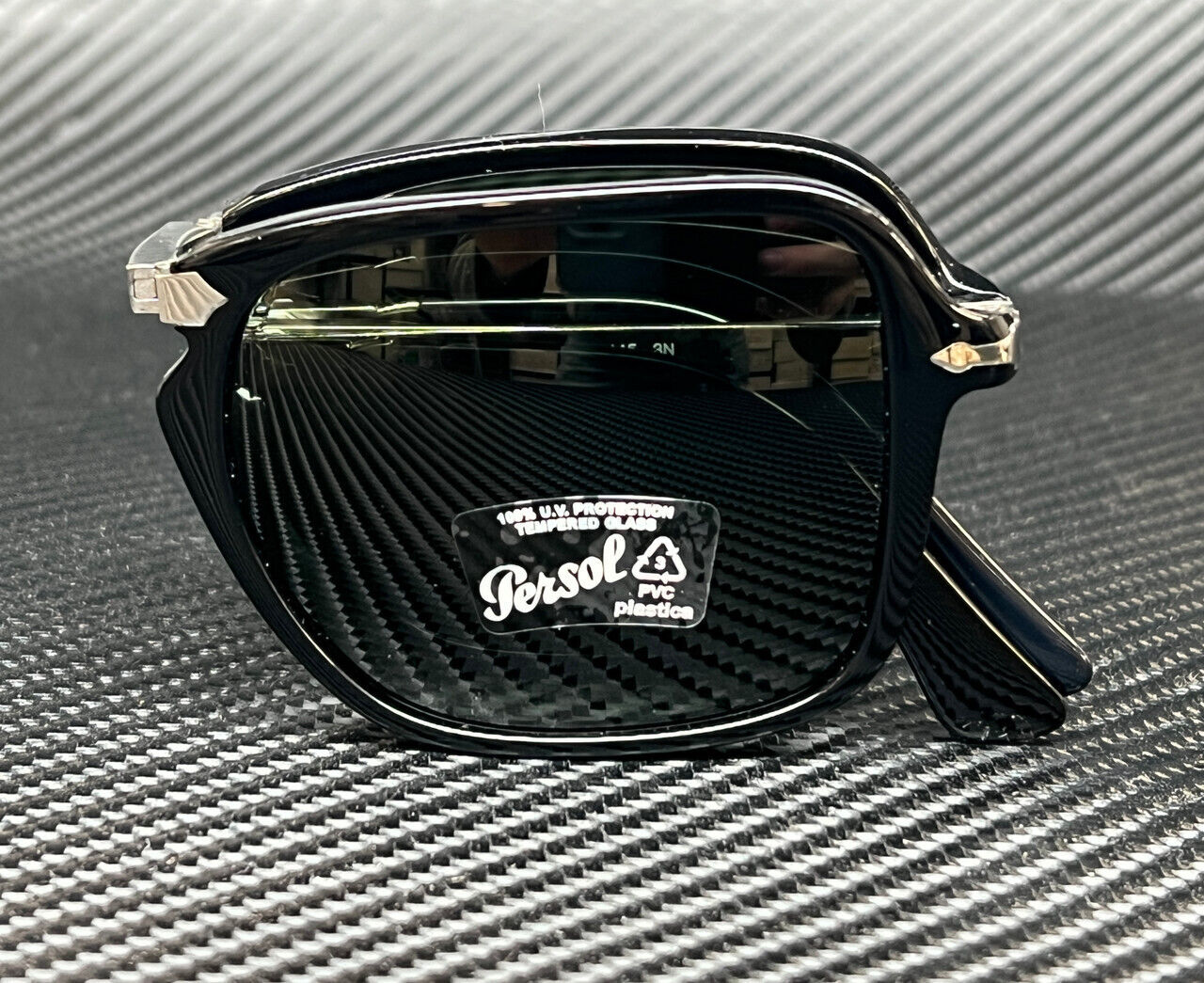 PERSOL PO3330S 95 31 Black Green Unisex 51 mm