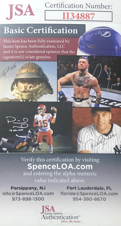 Carlos Palomino Autographed Contract (Jsa)