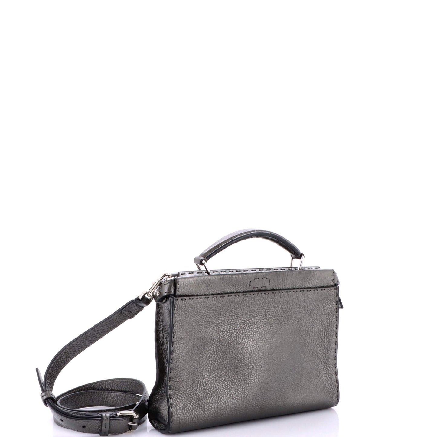 Fendi Selleria Peekaboo Fit Bag Leather Mini