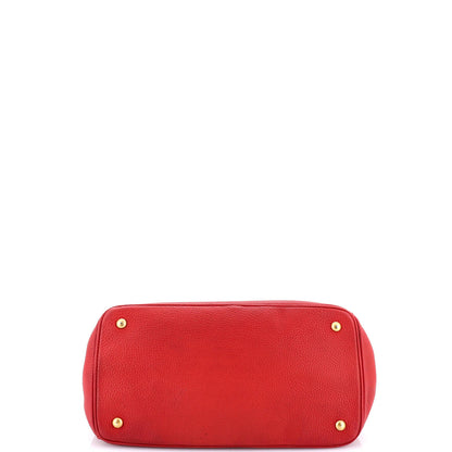 Prada Convertible Shopping Tote Vitello Daino Medium