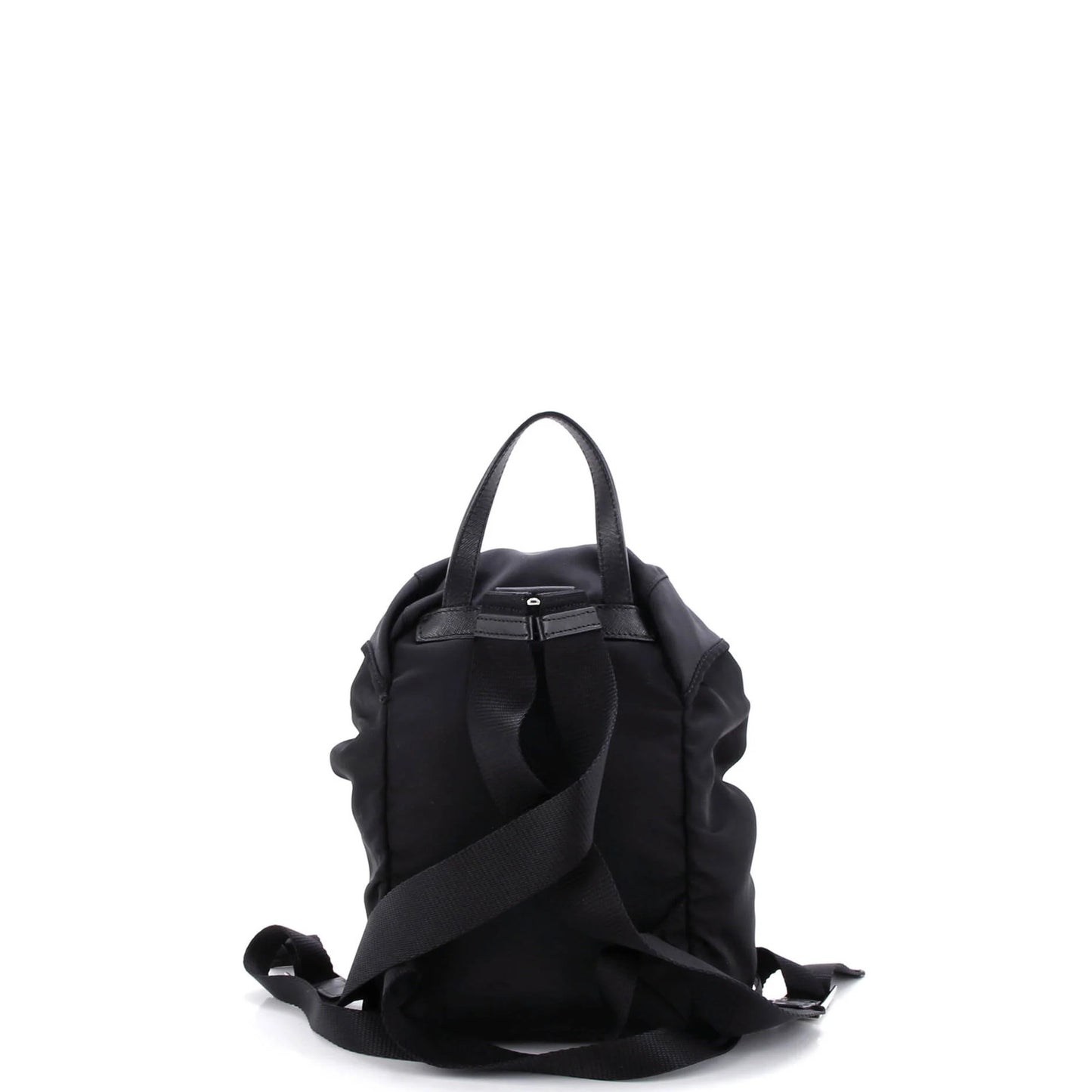 Prada Single Buckle Pocket Backpack Tessuto Small