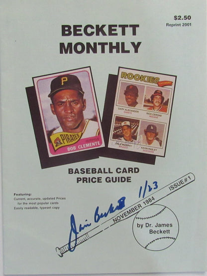 James Beckett Signed Beckett Monthly Reprint Vol  1 Of 1 November 1984 141578