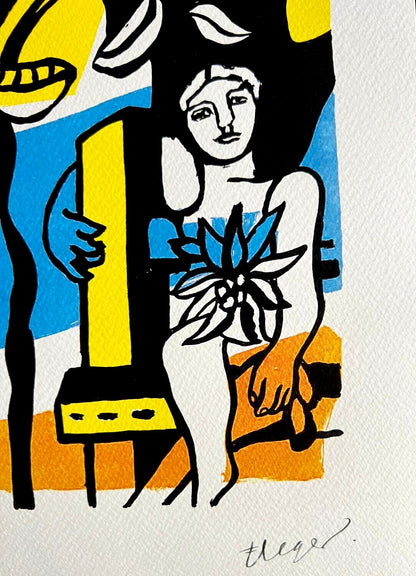 Fernand Lger Lithograph Coa (Original Numbered Signature Stamp)