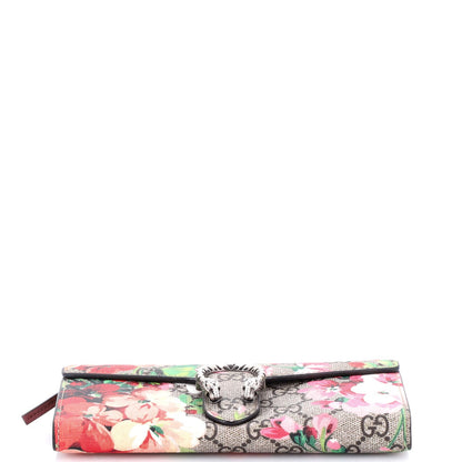 Gucci Dionysus Chain Wallet Blooms Print Gg Coated Canvas Long