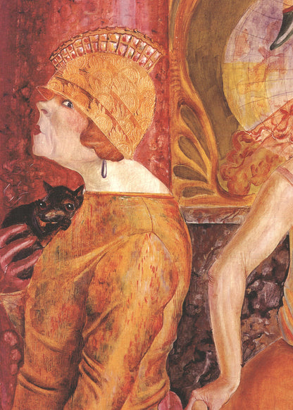 Otto Dix Three Prostitutes On The Street " Poster Modernism Red, Ora