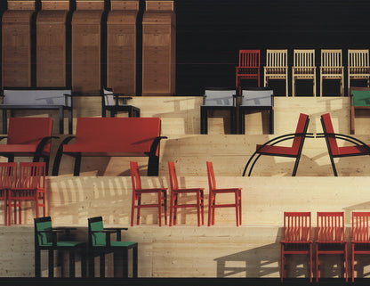 Mario Carrieri Molteni&C " Offset Lithograph Photography Black