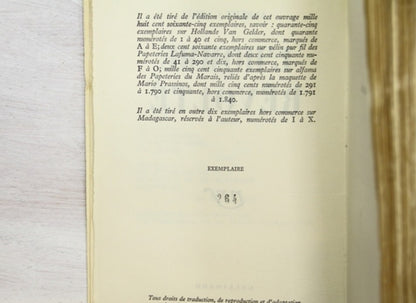 L'Homme Rvolt (The Rebel) - 1951 Albert Camus 1St Edition Limited Edition 250