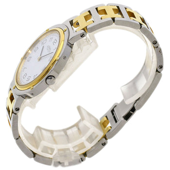 HERMES Clipper Old Belt Watches  Stainless
