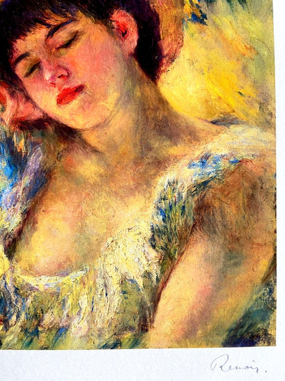 Pierre-Auguste Renoir Lithograph Coa Signed Numbered (Paul Czanne Gauguin)