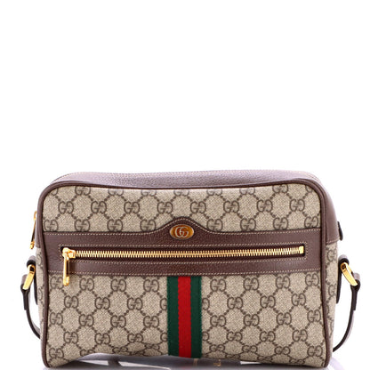 Small Gucci Ophidia Shoulder Bag GG Coated Canvas
