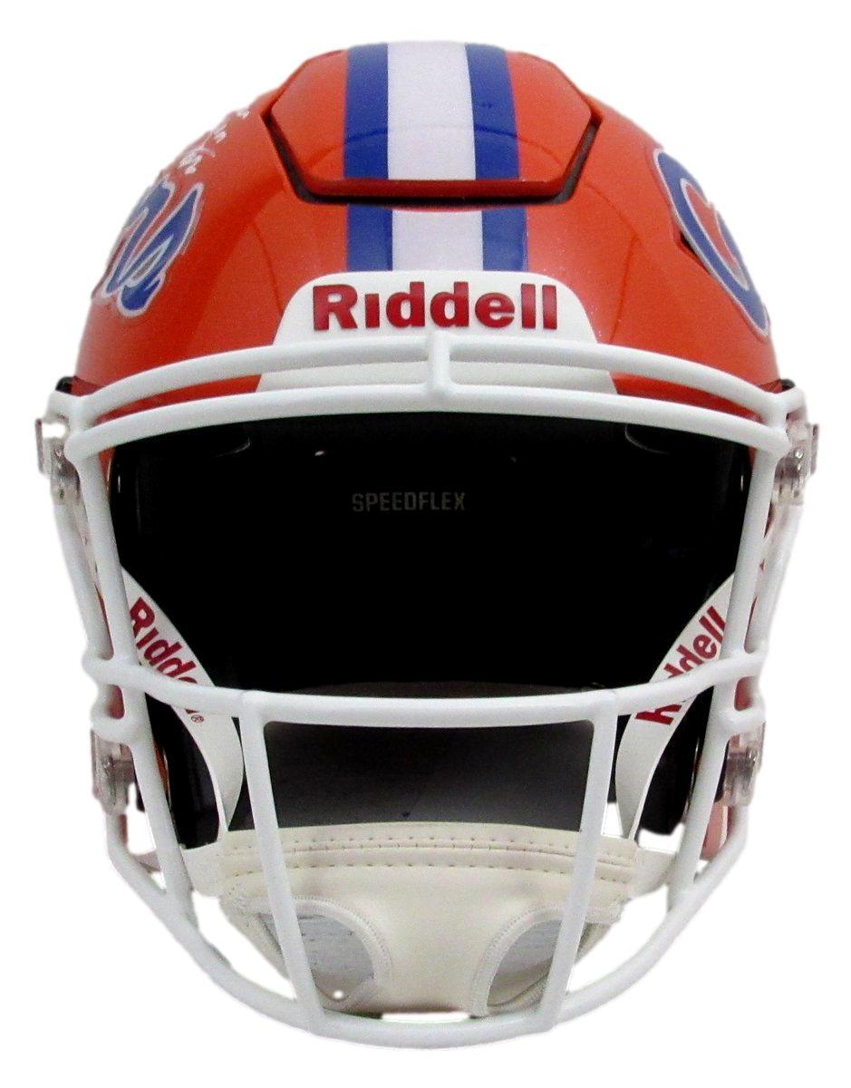 D. J. Lagway Signed Orange Speed Flex Full Size Auth Helmet Florida Jsa 197052