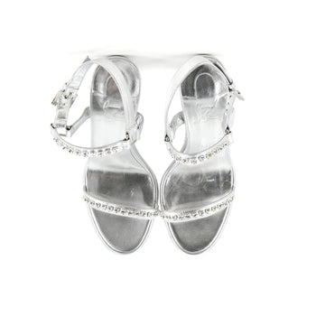 Christian Louboutin Women'S Pyrastrass Wedge Sandals Leather With Crystal