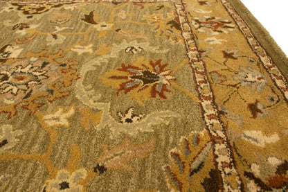 Traditional Hand-Tufted Oriental Rug Floral