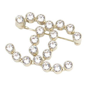 Chanel Cocomark Rhinestone Pin Brooch Charm