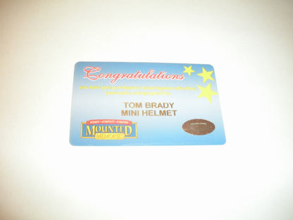Tom Brady New England Patriots Last One Mounted