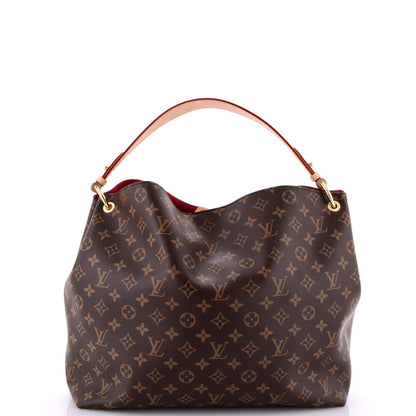 Louis Vuitton Graceful Handbag Monogram Canvas Mm
