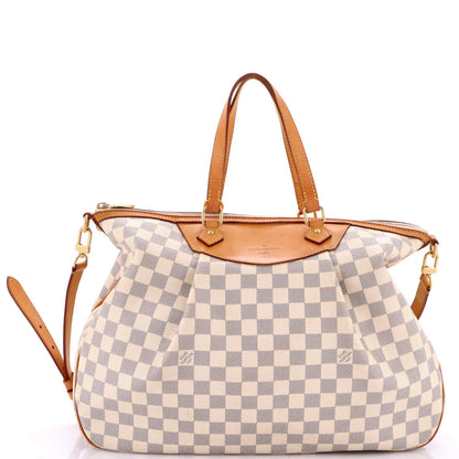 Louis Vuitton Siracusa Handbag Damier Gm