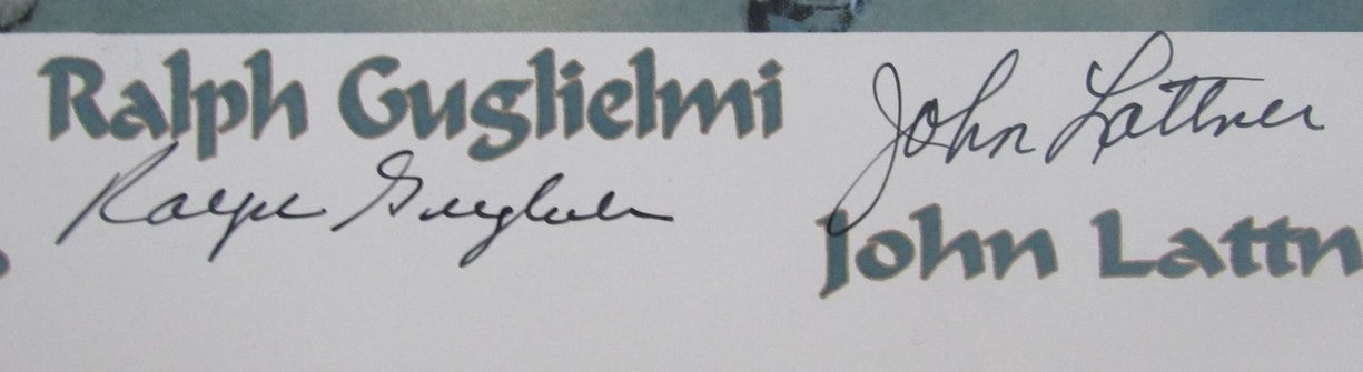 Worden/Heap/Guglielmi/Lattner Multi-Signed 13X19 Lithograph Notre Dame Jsa 00811