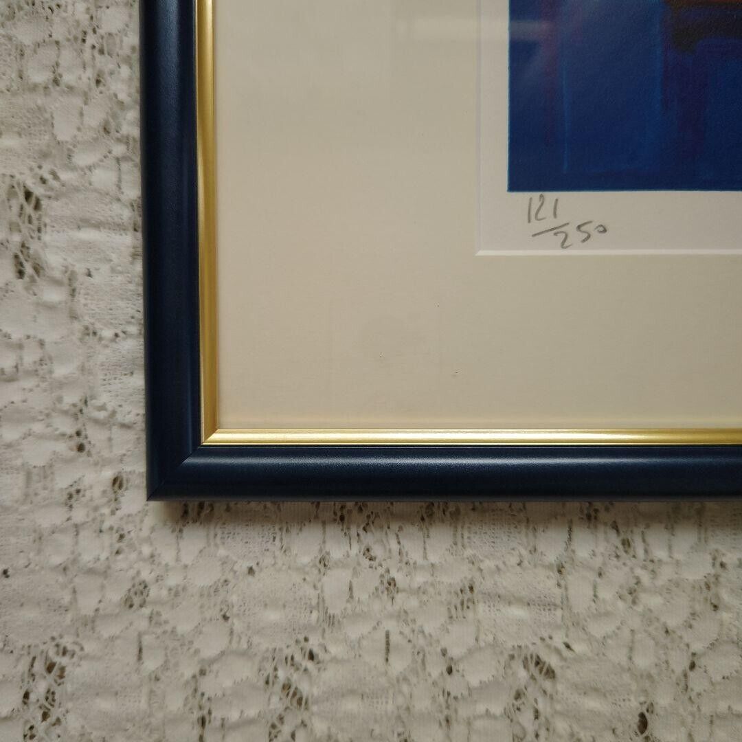 Jean Claude Quilici (French) Original Serigraph Print Pencil Signed Framed