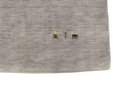 Handmade Gabbeh Rug Tribal Pictorial Contemporary