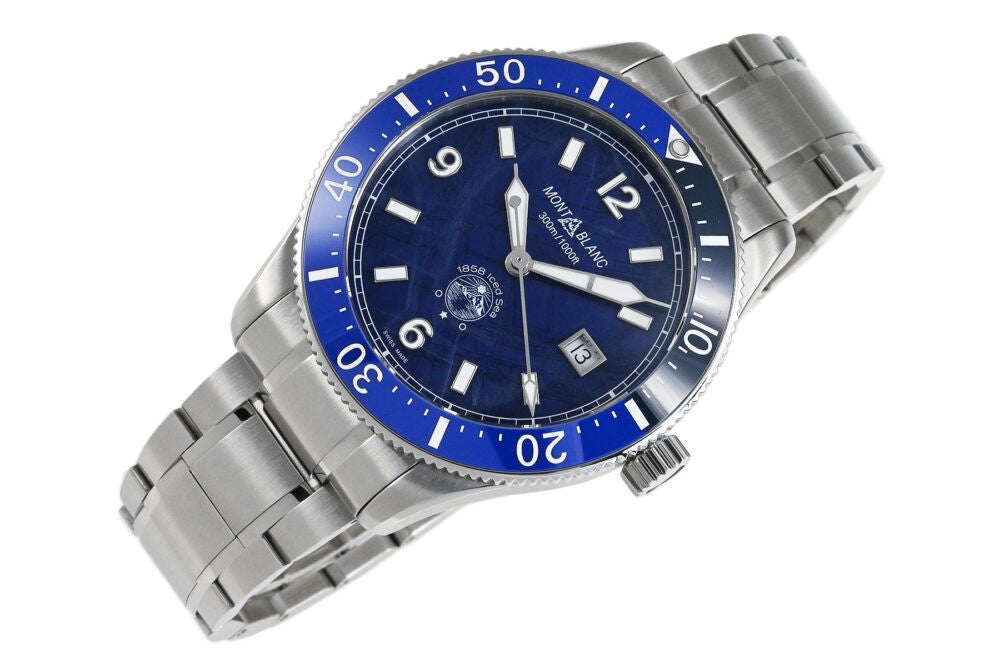 Montblanc 1858 Ice Sea Automatic Date Mb129369