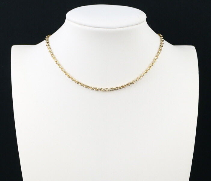 Louis Vuitton Chain Necklace 50Cm 18K 750 Yellow Gold