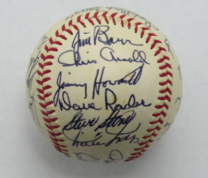 1972 Giants Team Signed By 23 Onl Baseball