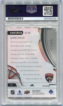 Aaron Ekblad Autographed 2021 - 2022 Upper Deck Synergy Card #Ep-Ae 24/899 Psa/D