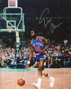 Earl Monroe Autographed 8X10 Basketball Photo