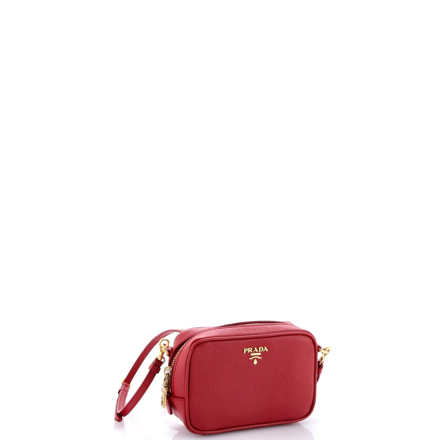 Prada Zip Crossbody Bag Saffiano Leather Mini