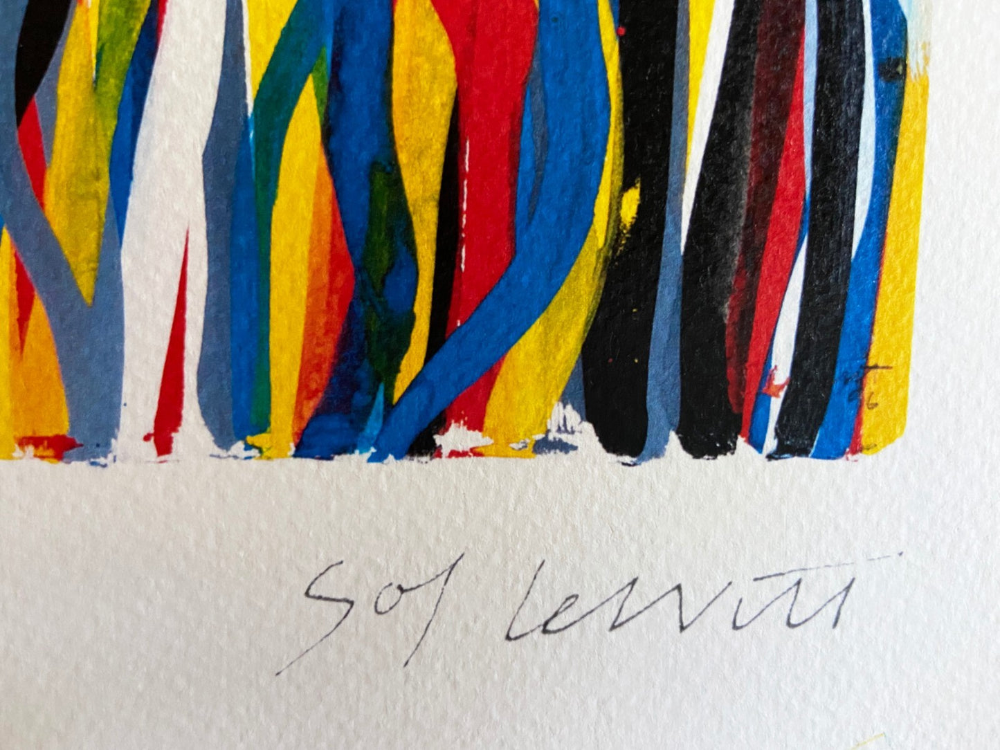 Sol Lewitt Lithograph Coa Numbered Limited Signed Op - Dan Flavin